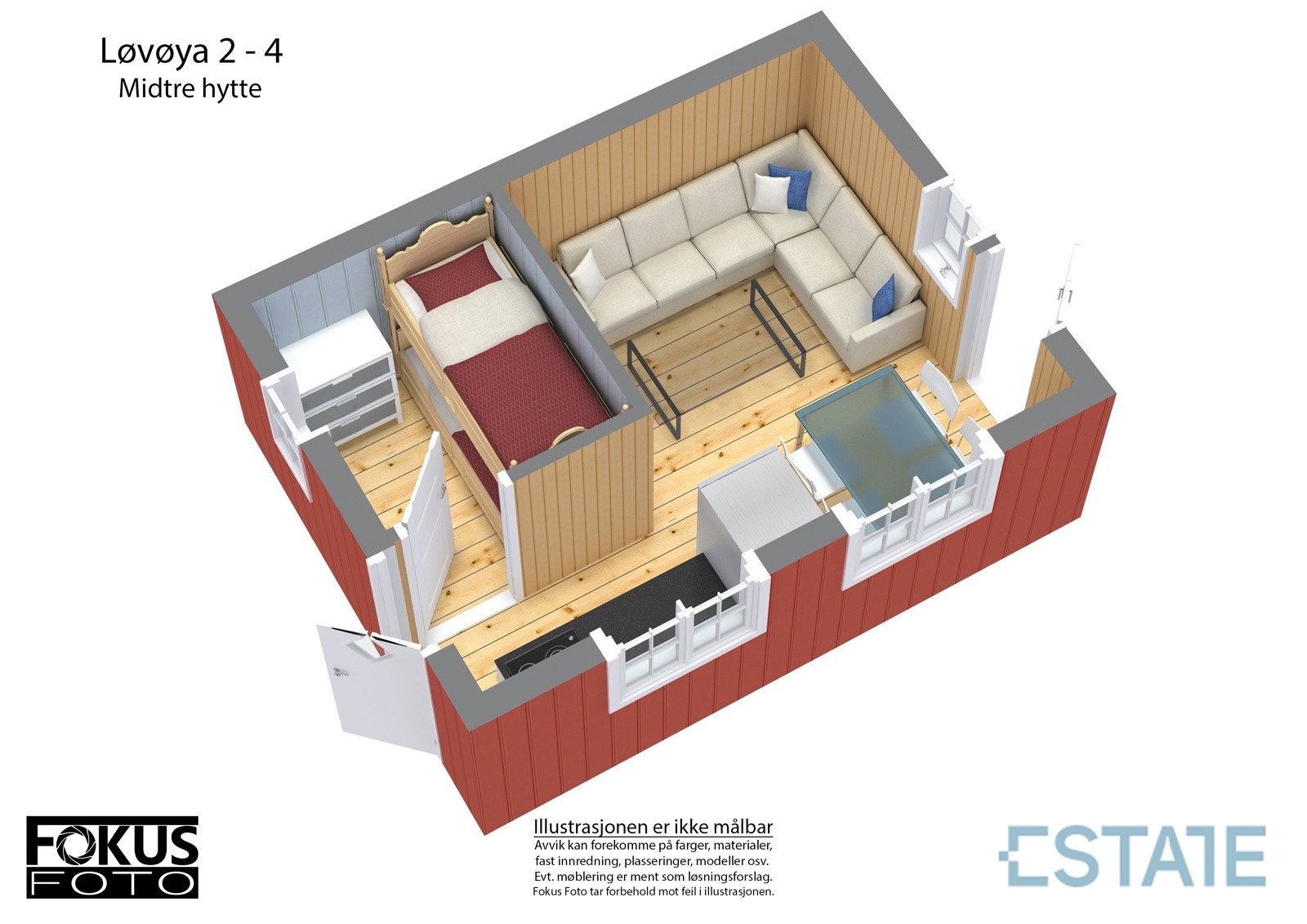 Rominndeling anneks Galleribilde