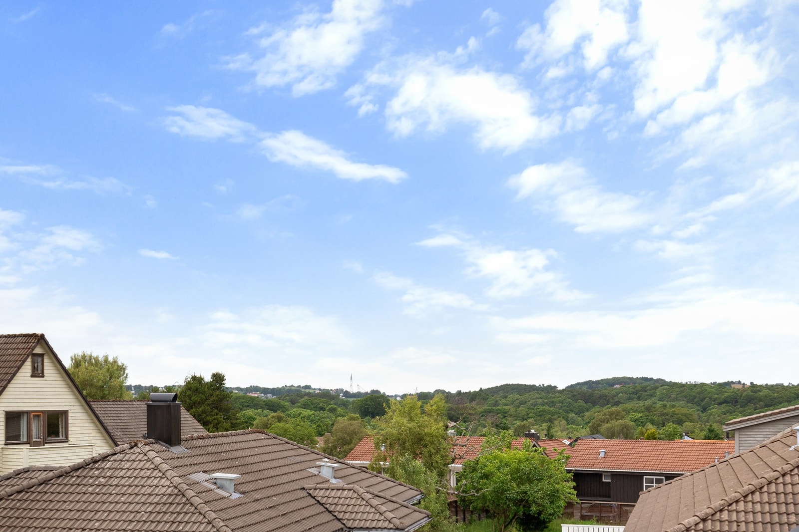 Utsikt fra balkong. Galleribilde