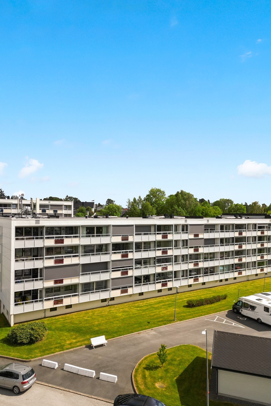 Denne praktiske leiligheten i 3. etasje med en gjennomtenkt planløsning. Galleribilde