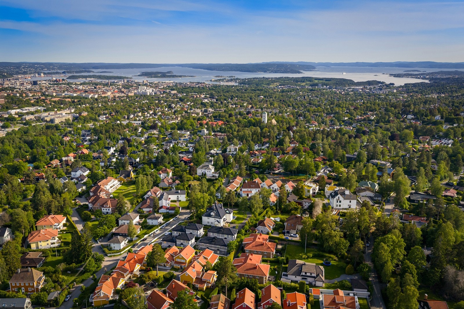 Unikt boligområde nær byen og Nordmarka Galleribilde