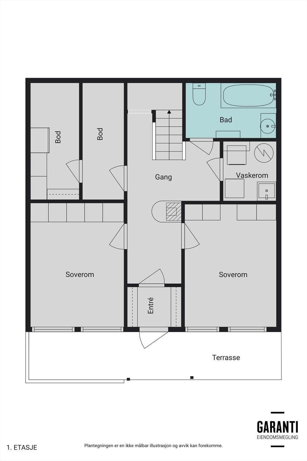 - Planteikning underetasjen - Galleribilde