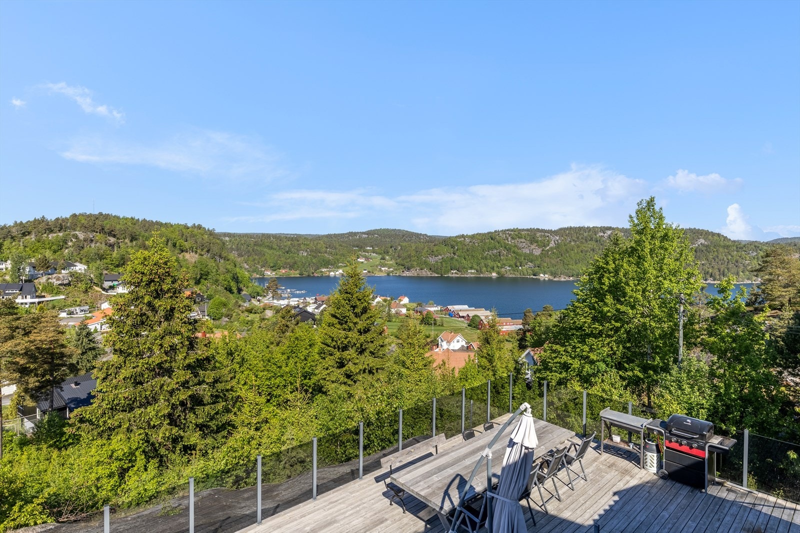 Utsikt fra balkong i tilknytning til soverom Galleribilde