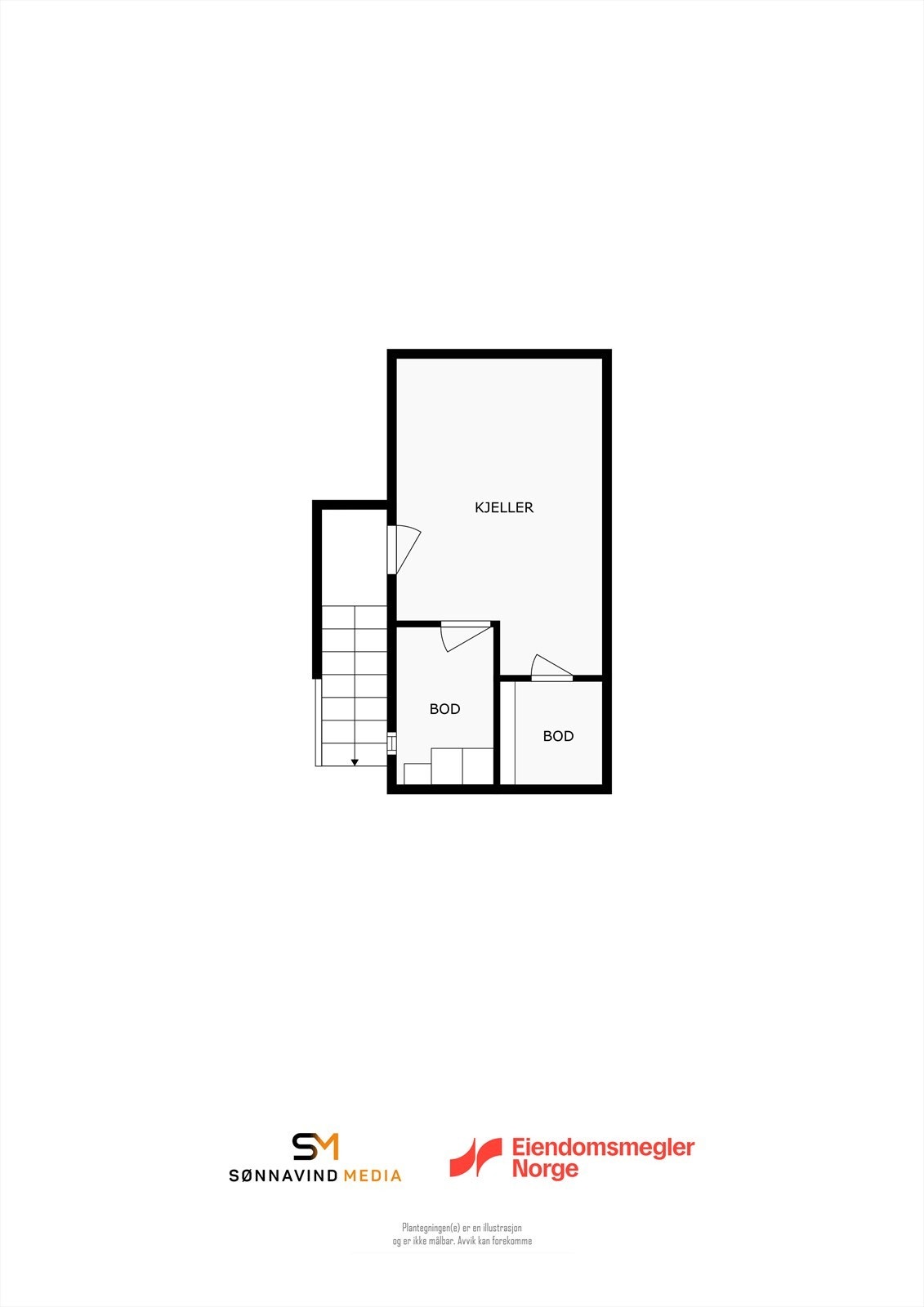 Plantegning kjeller Galleribilde