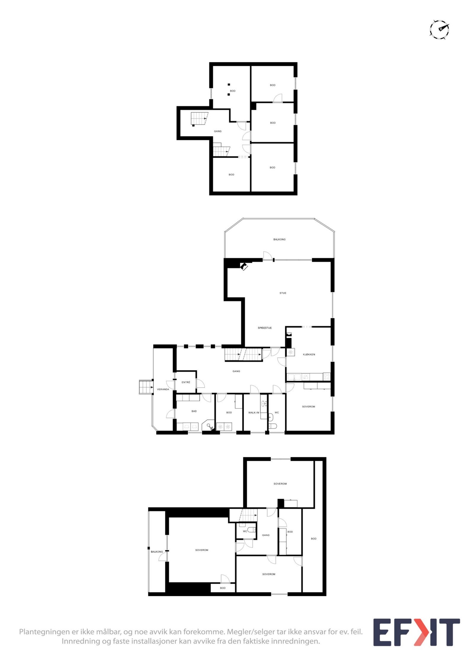 Planskisser våningshus Galleribilde
