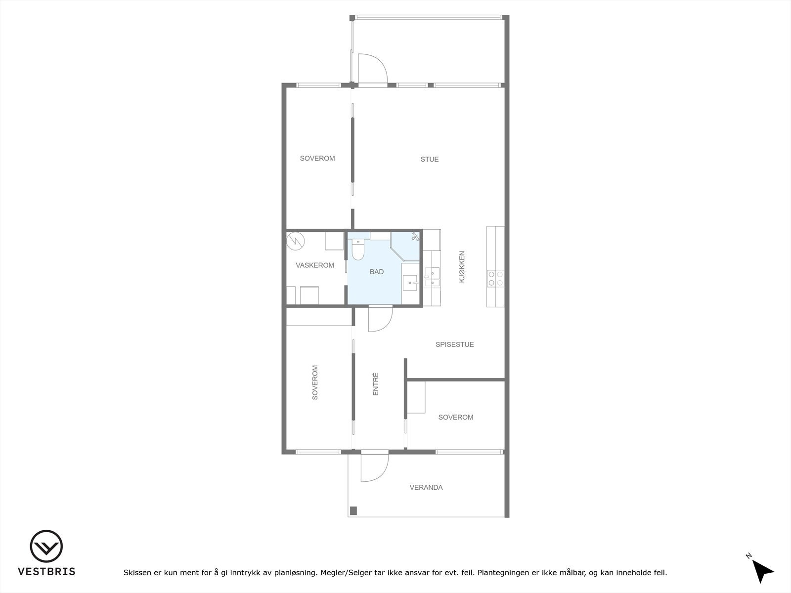 Plantegning Galleribilde