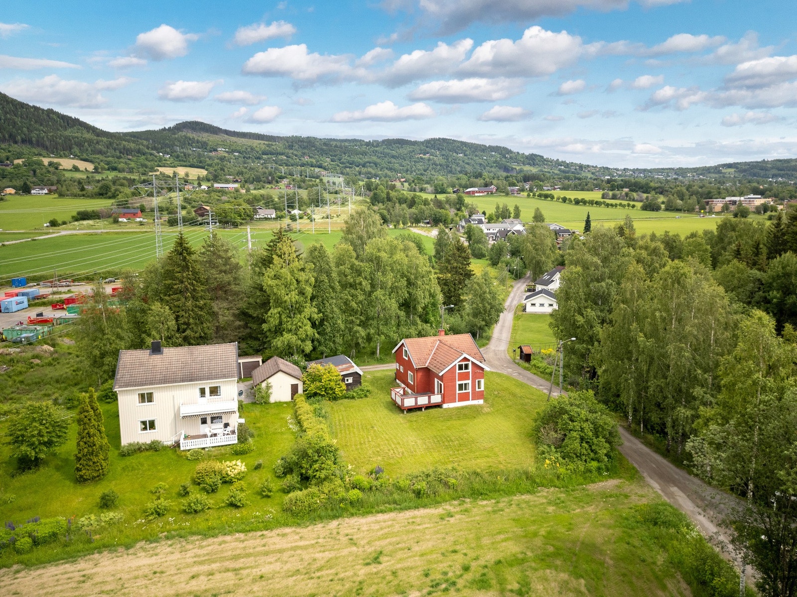 Her bor man landlig til, samtidig som man er nærme byen. Galleribilde