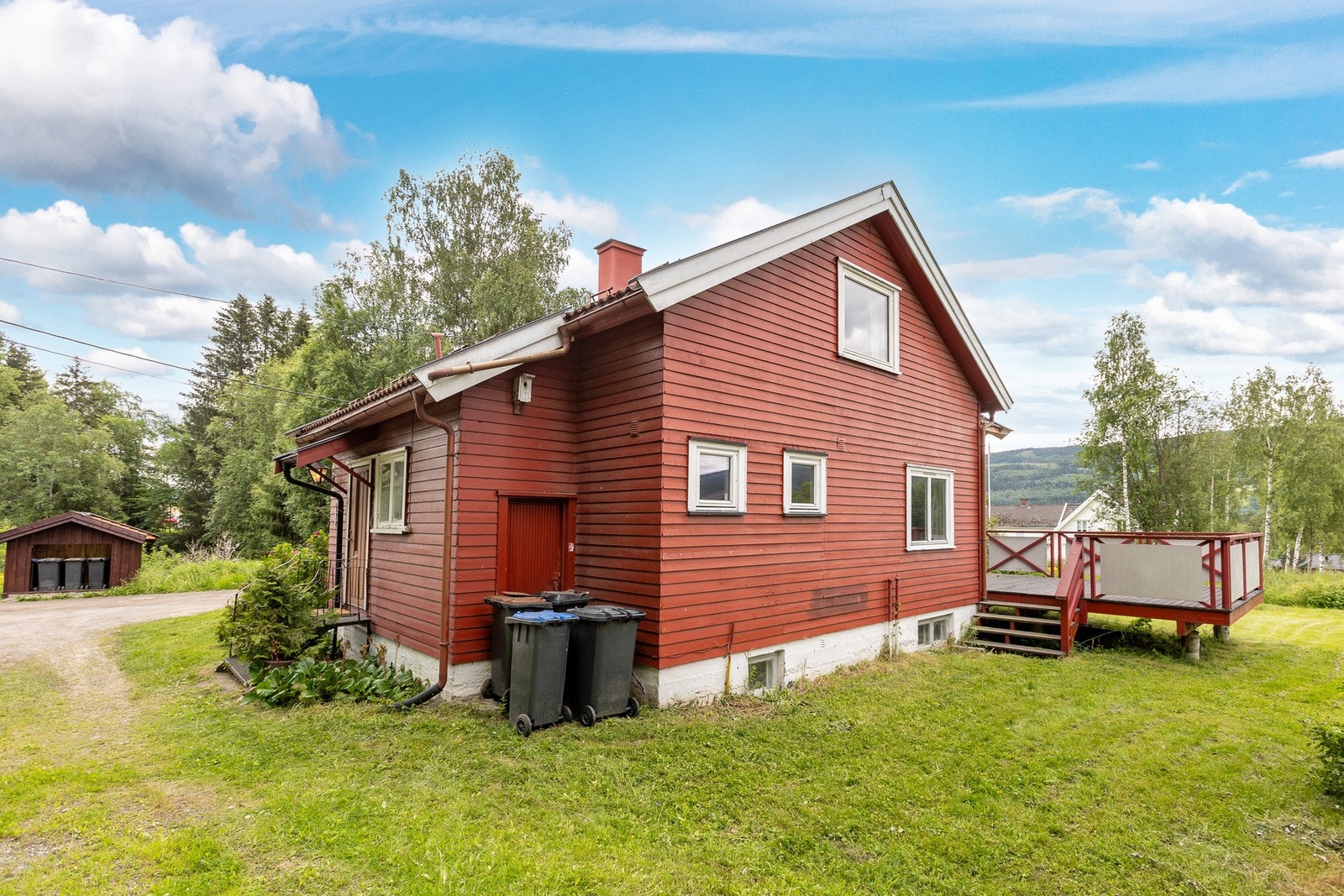 Området fremstår som et eldorado for barn med god plass til lek og utfoldelse. Galleribilde