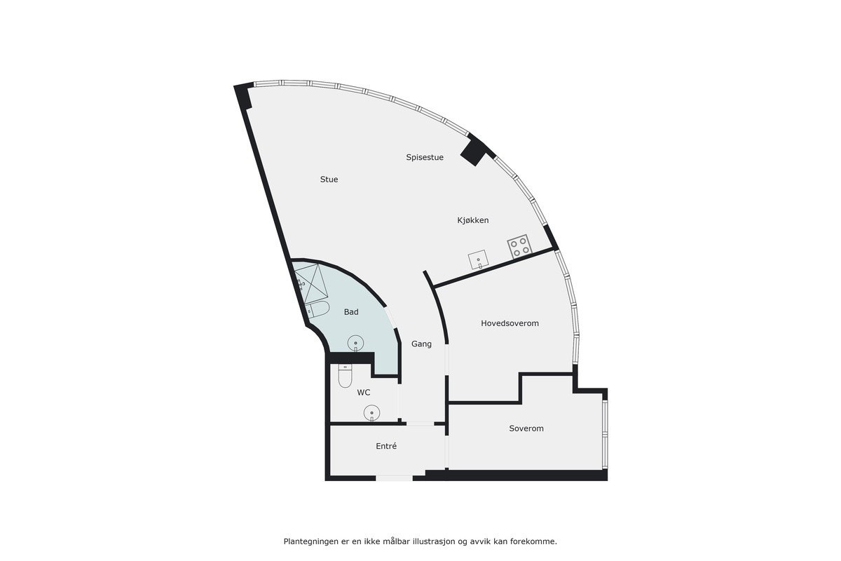 Plantegning Galleribilde