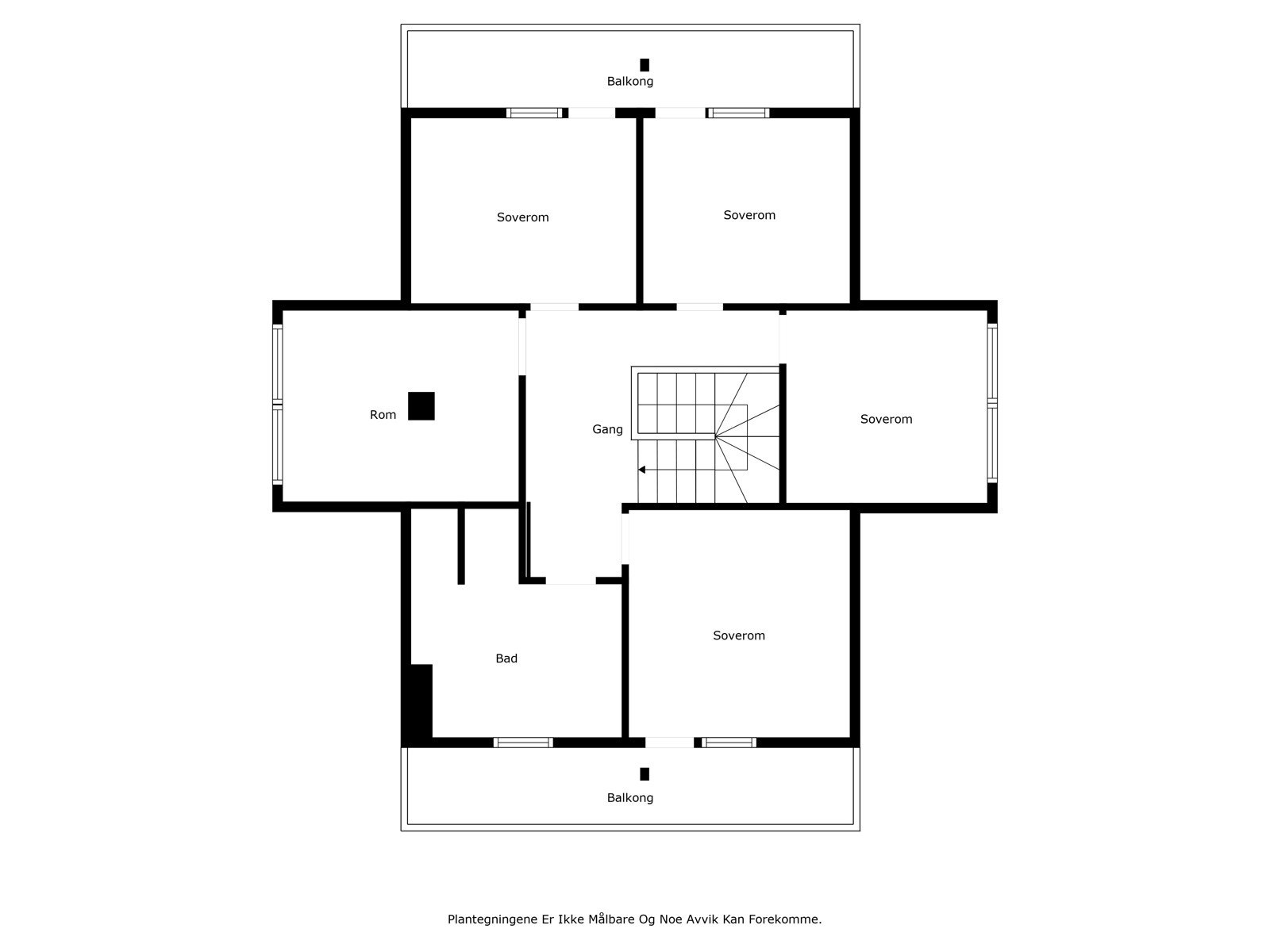 Plantegning 2. etasje. Galleribilde