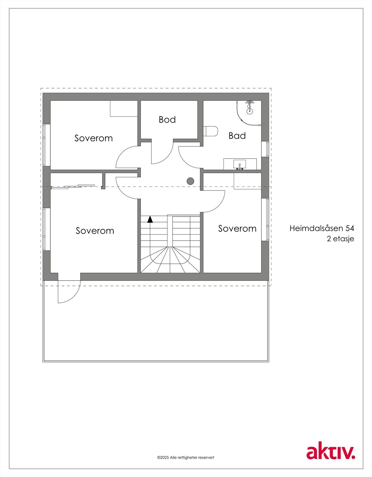 2D plantegning Galleribilde