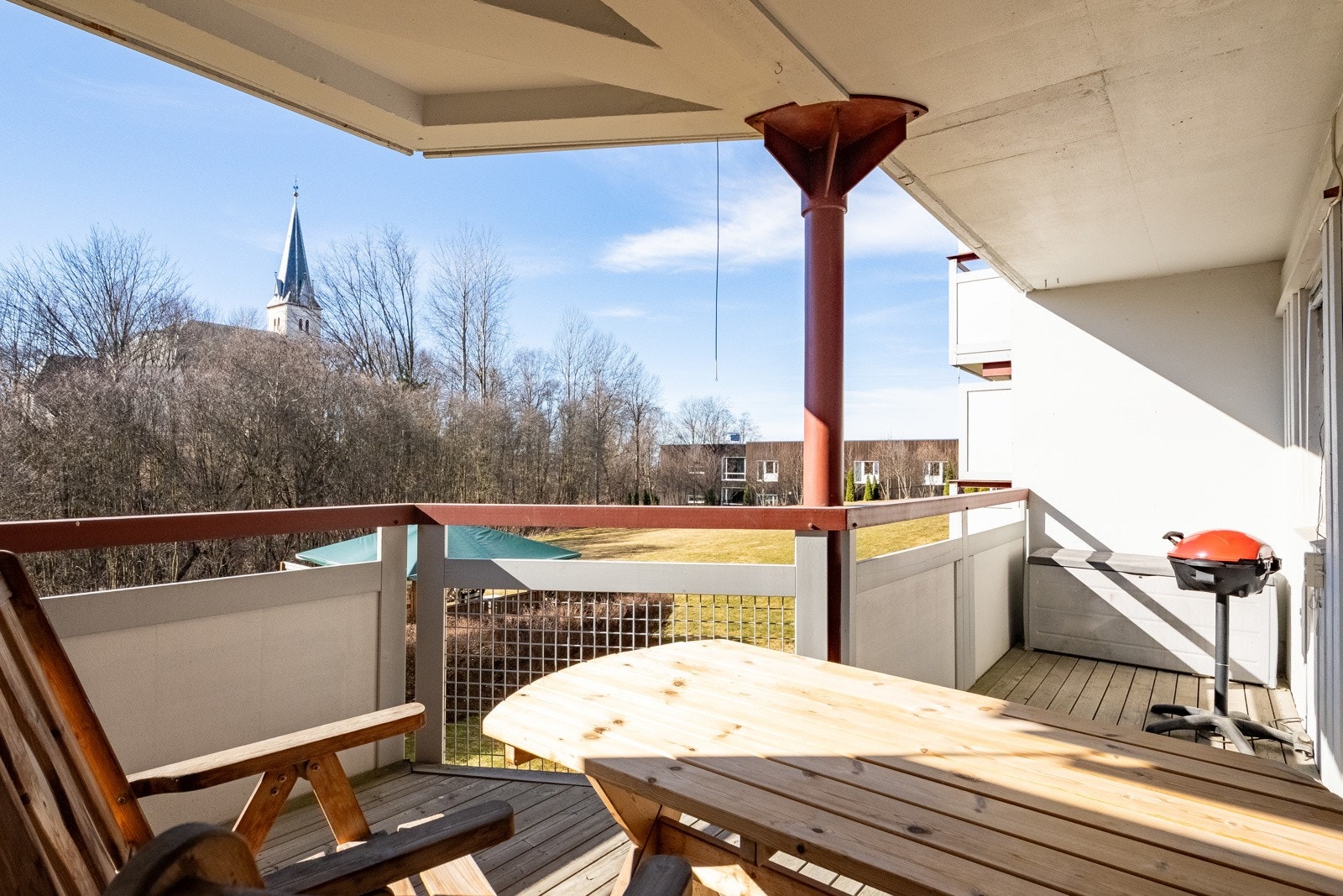 Balkong mot vest Galleribilde