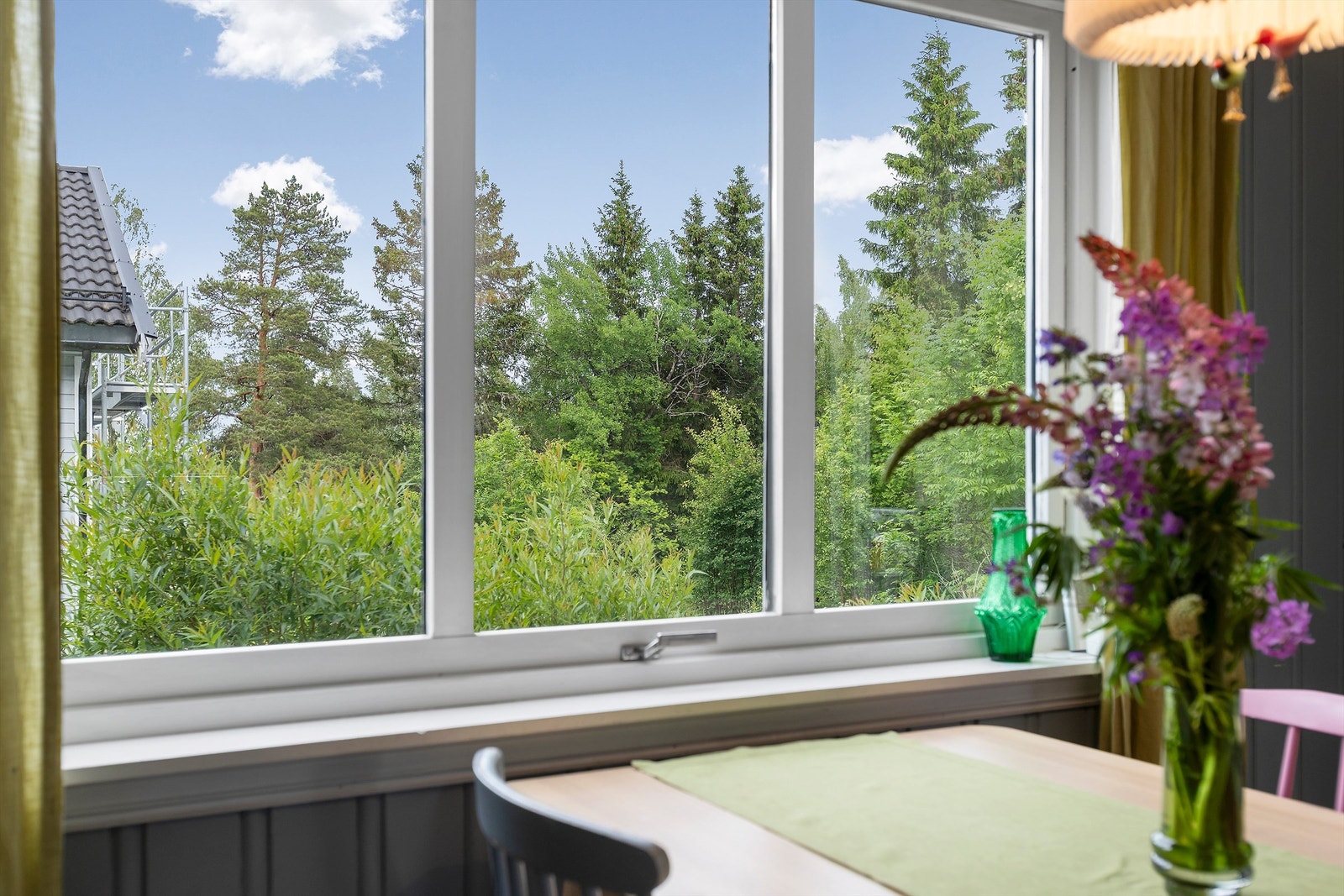 Fint utsyn fra spisestuen Galleribilde