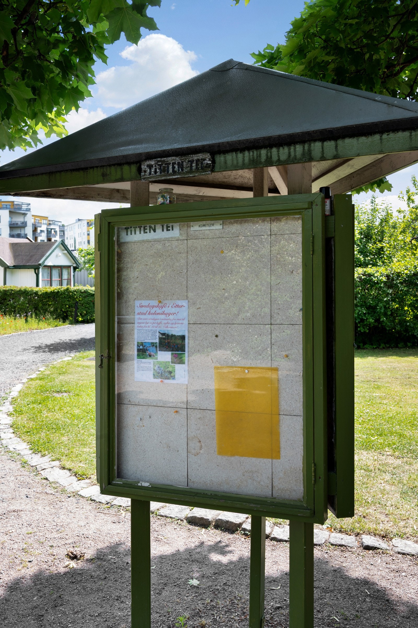 Et rolig boligområde som grenser til idylliske Etterstad Kolonihage. Galleribilde