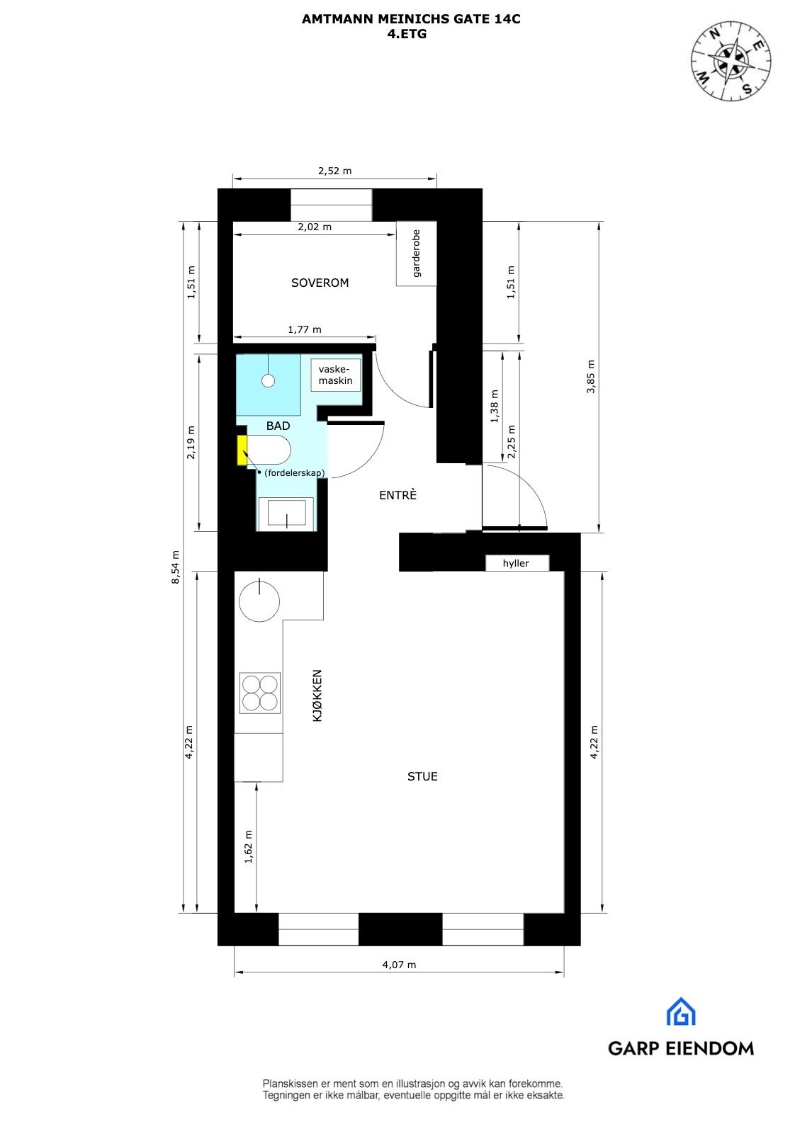 Plantegning. Galleribilde