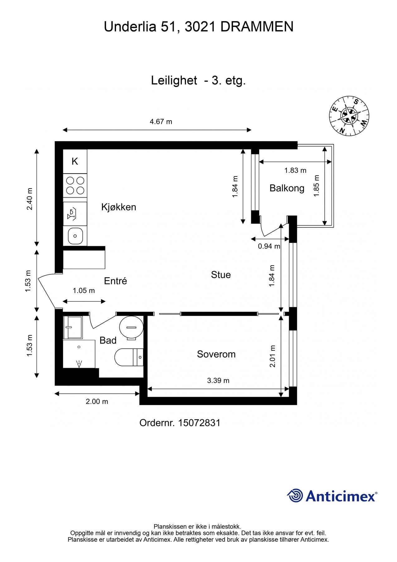 Plantegning Galleribilde