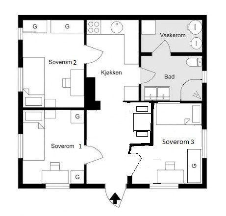 Rom 2 blir ledig Galleribilde