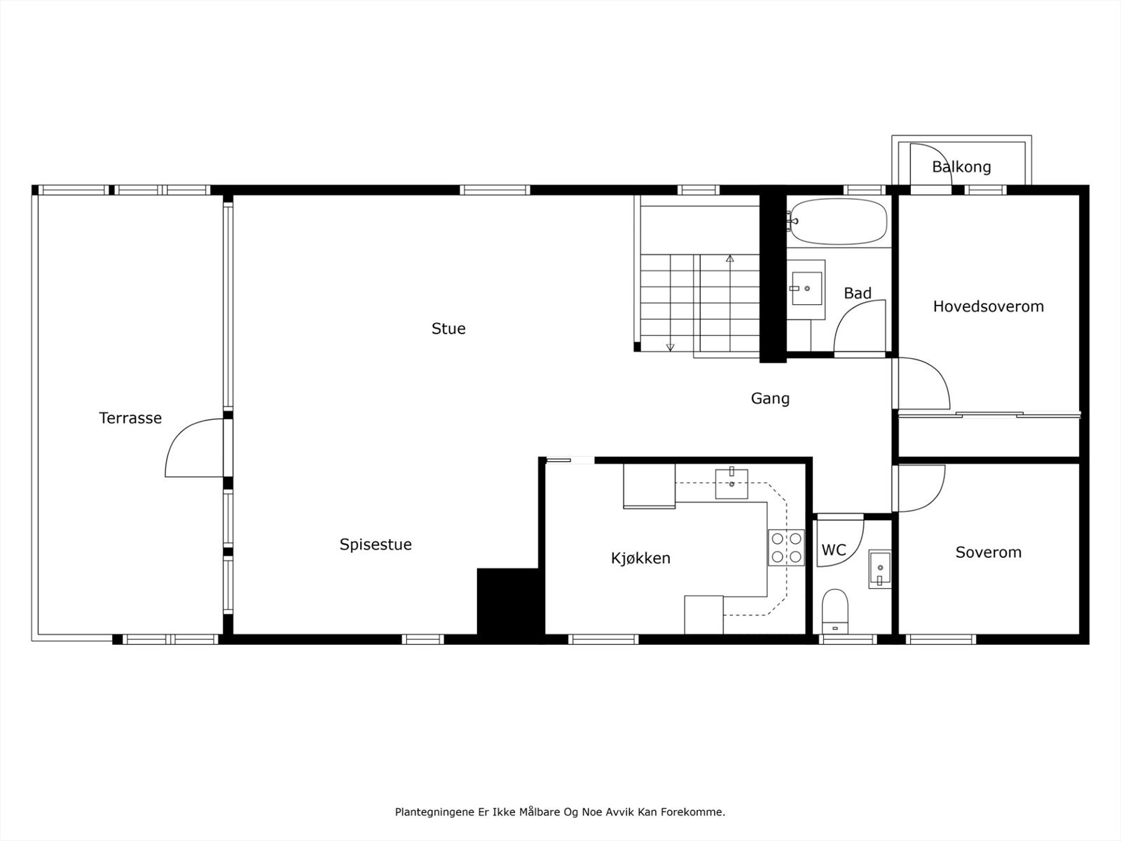 Plantegning 1. etg. Galleribilde