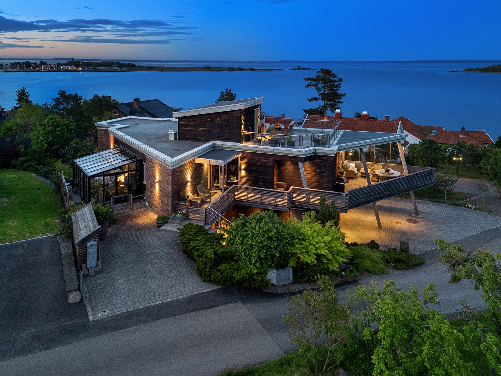 Kveldsstemning Galleribilde