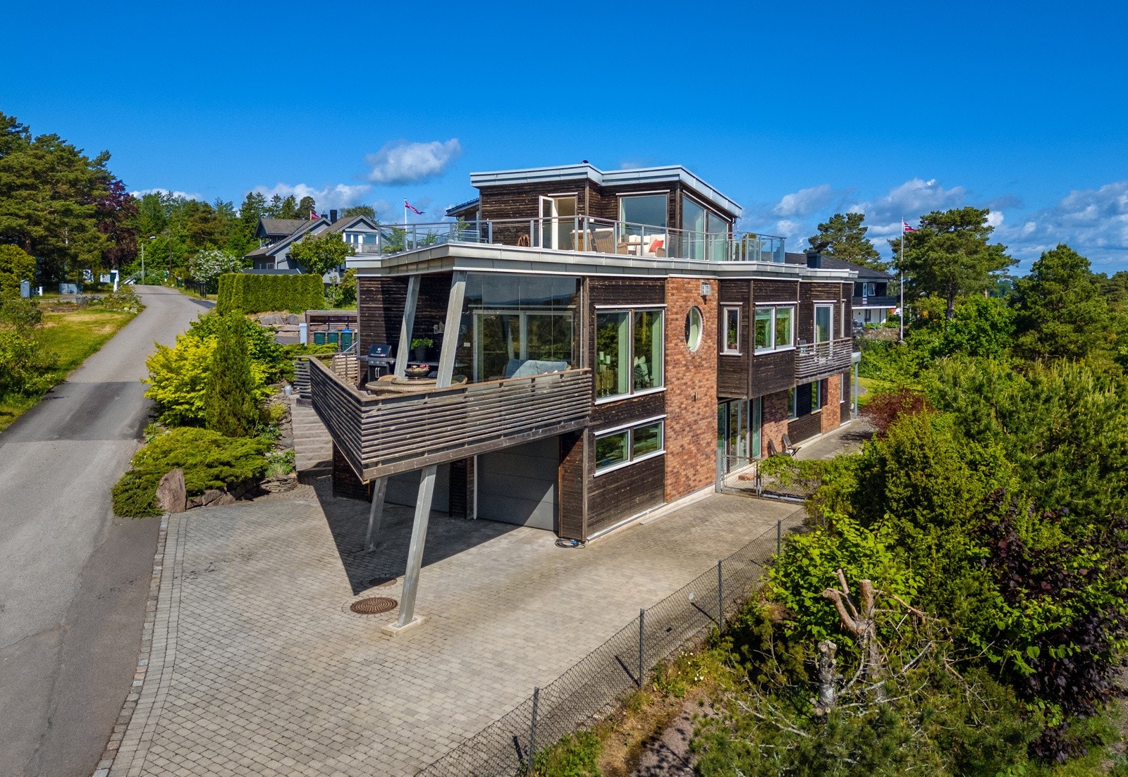 Arkitektonisk spennende hus - dette skiller seg ut Galleribilde