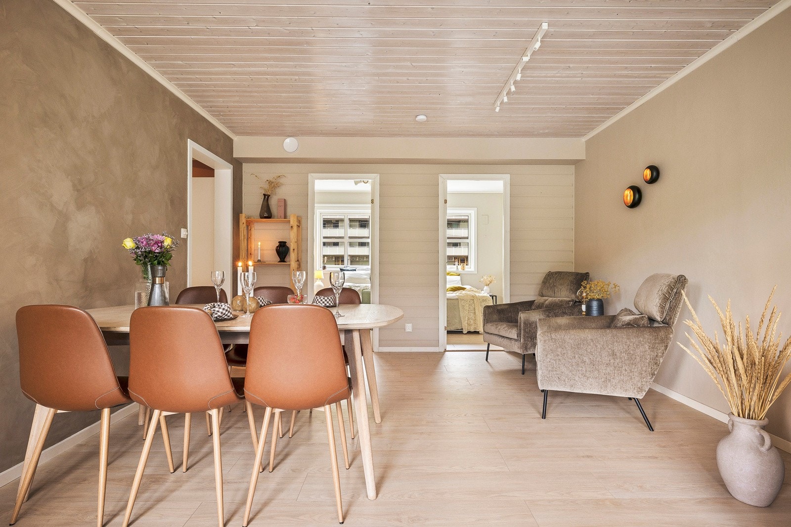 Rommet er av god størrelse å innrede i flere soner. Galleribilde