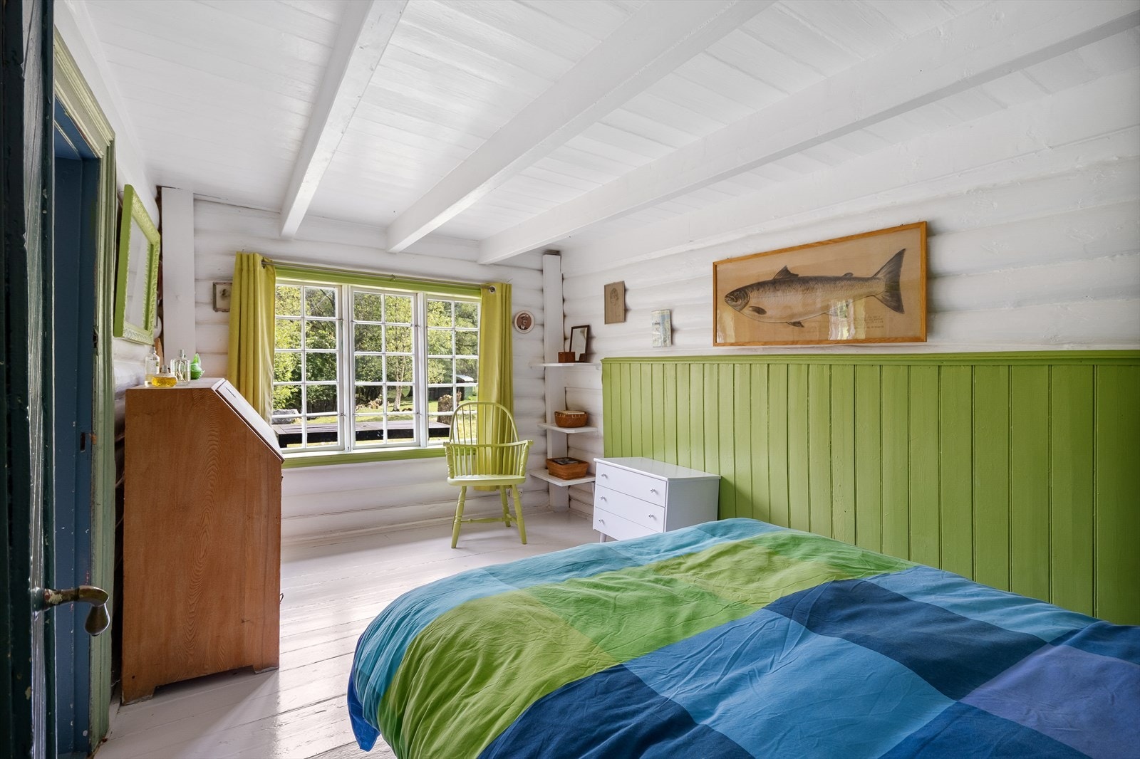 "Det grønne rommet" - Hovedsoverom av god størrelse Galleribilde