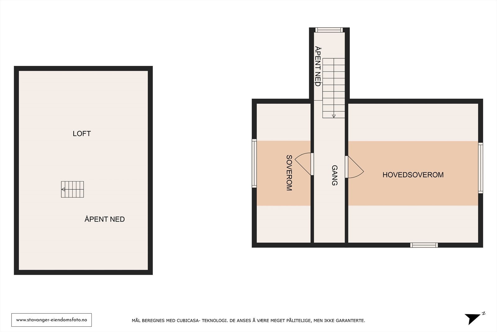 Plantegning 2. etasje Galleribilde