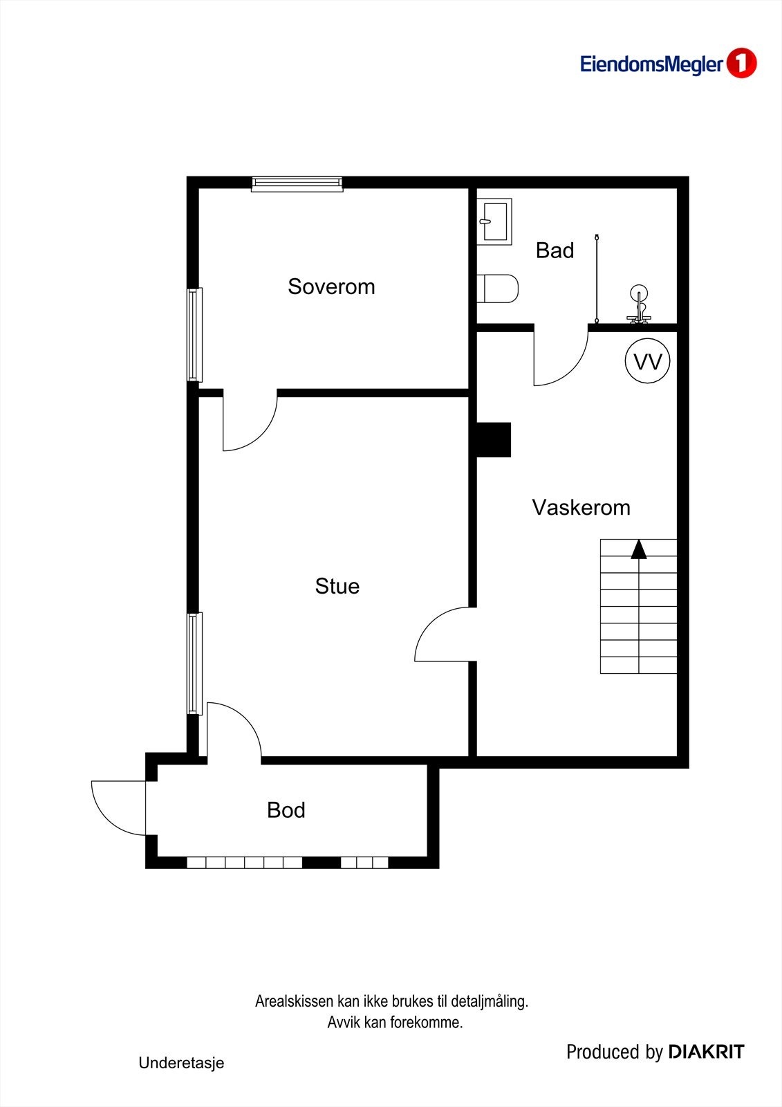 Plantegning kjeller Galleribilde