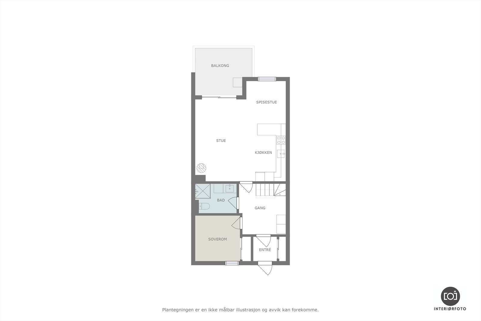 Plantegning Galleribilde