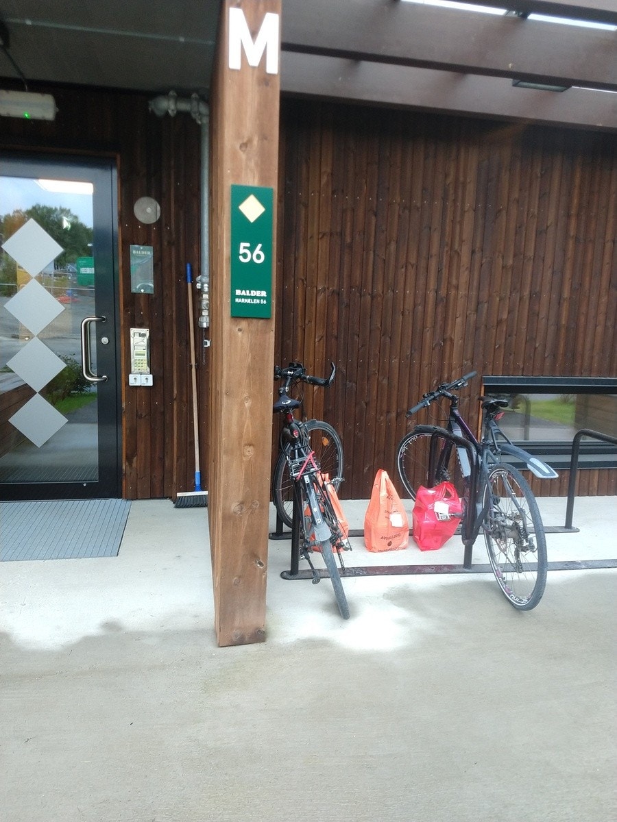 Sykkelparkering Galleribilde