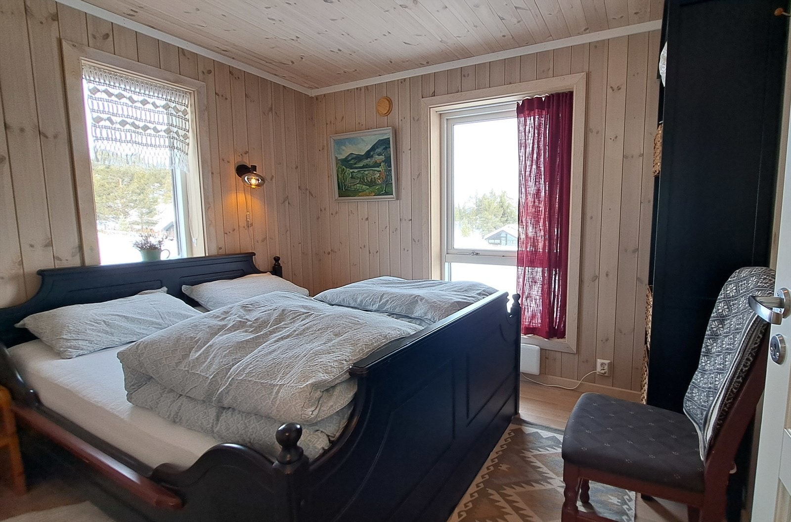Hytta har 3 soverom. Galleribilde