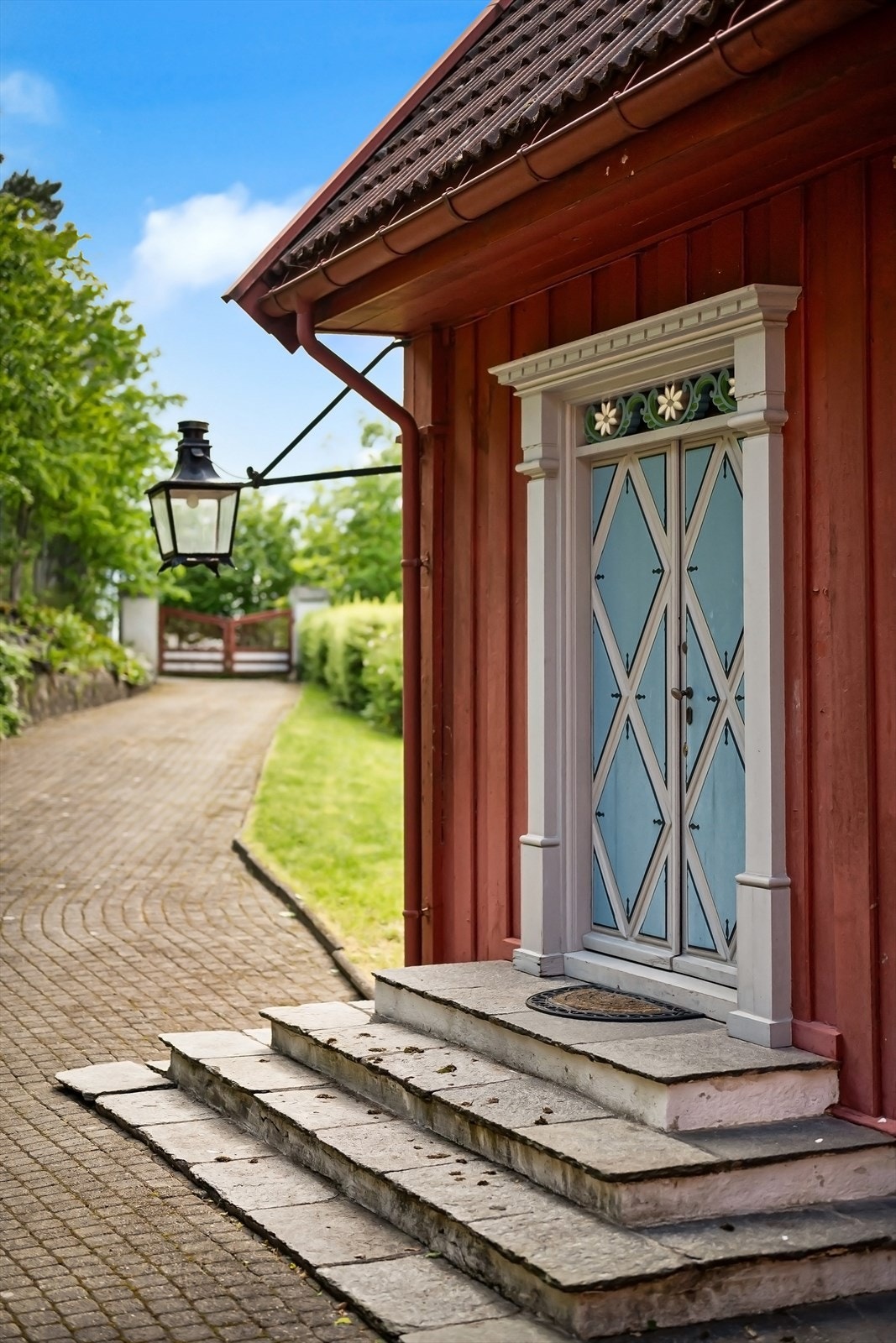 Flott dekorert dør Galleribilde