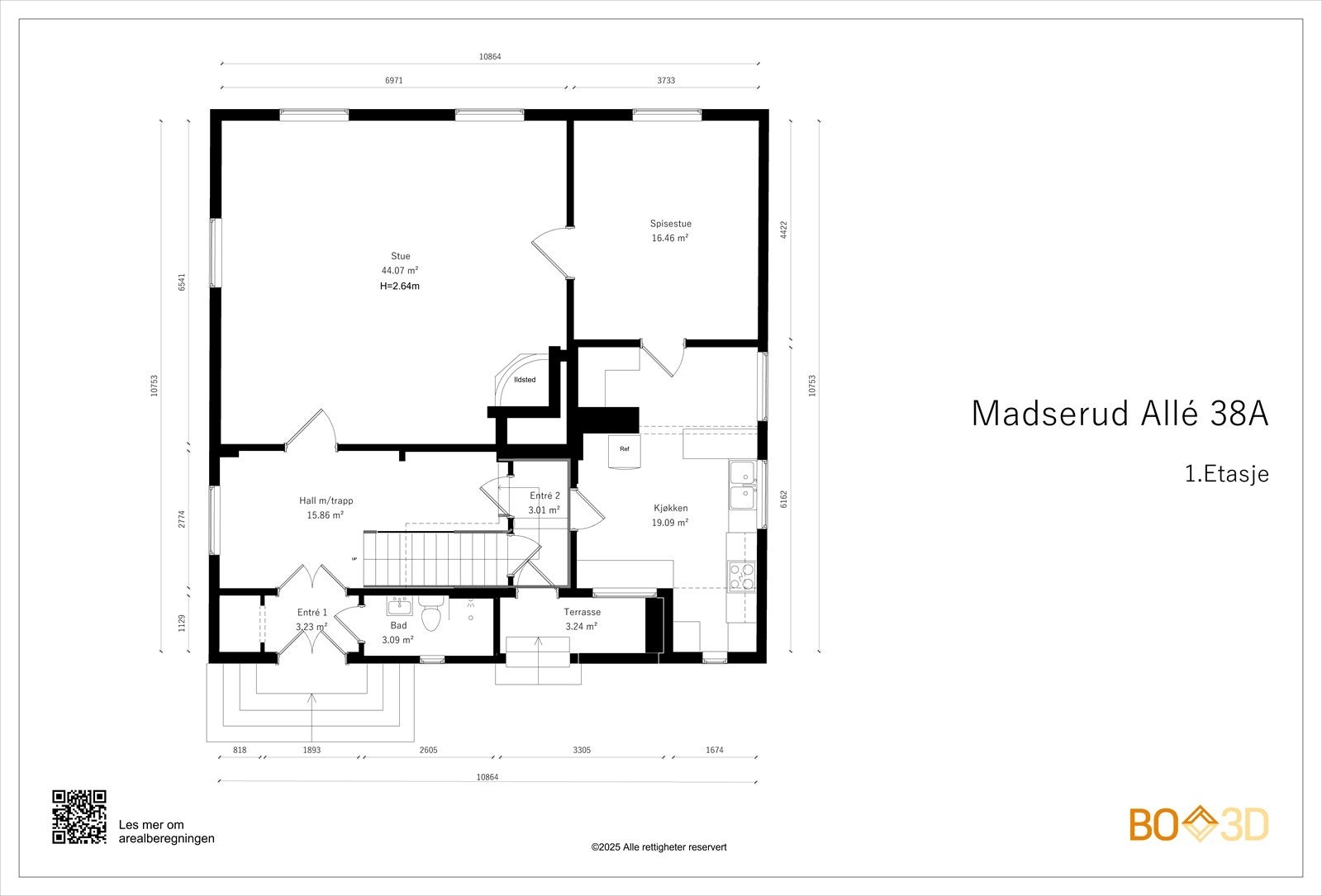 Madserud Allé 38A-1. etasje Galleribilde