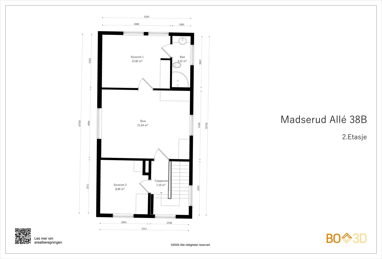 Madserud Allé 38B-2. etasje Galleribilde