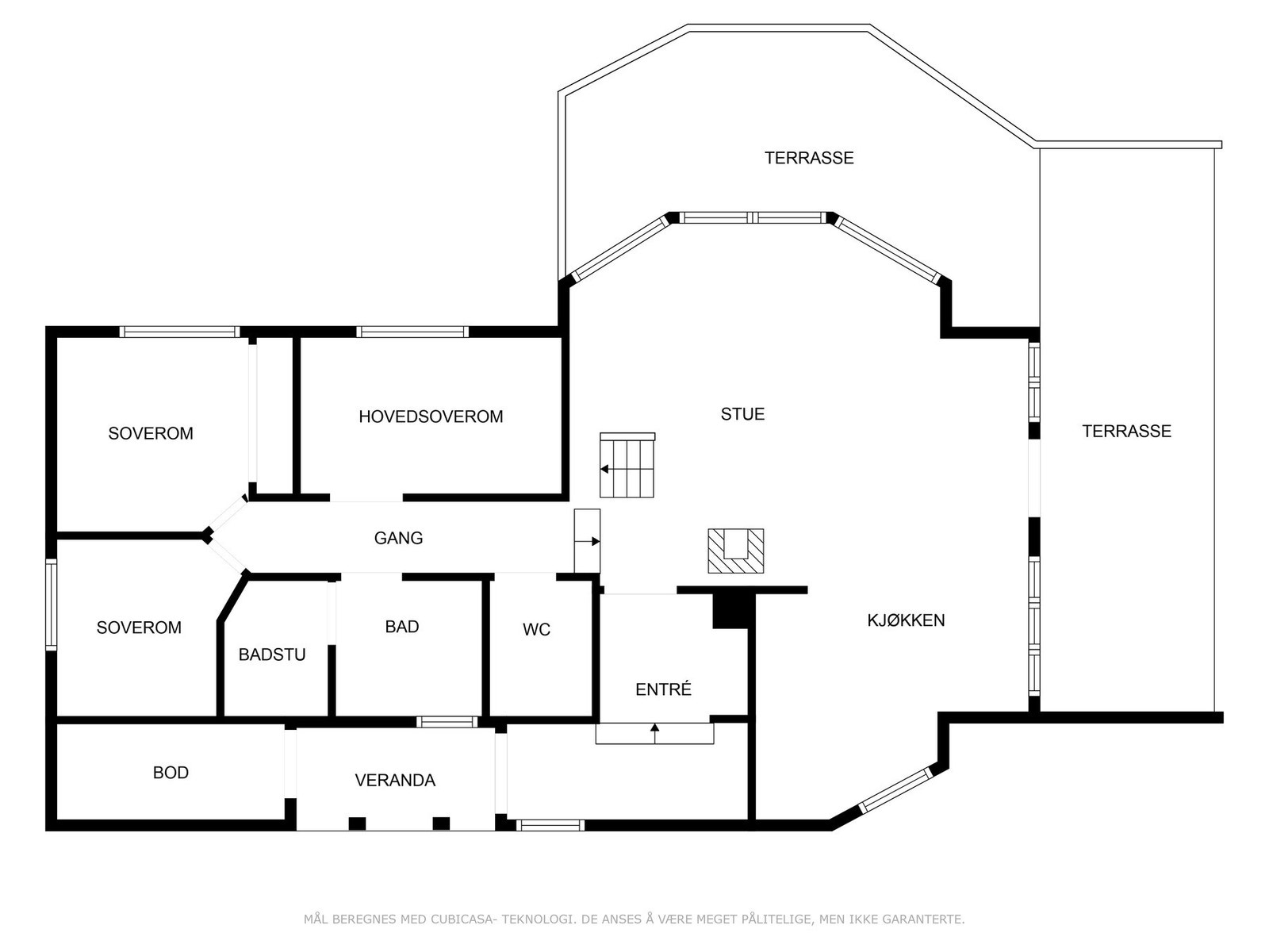Plantegning Galleribilde