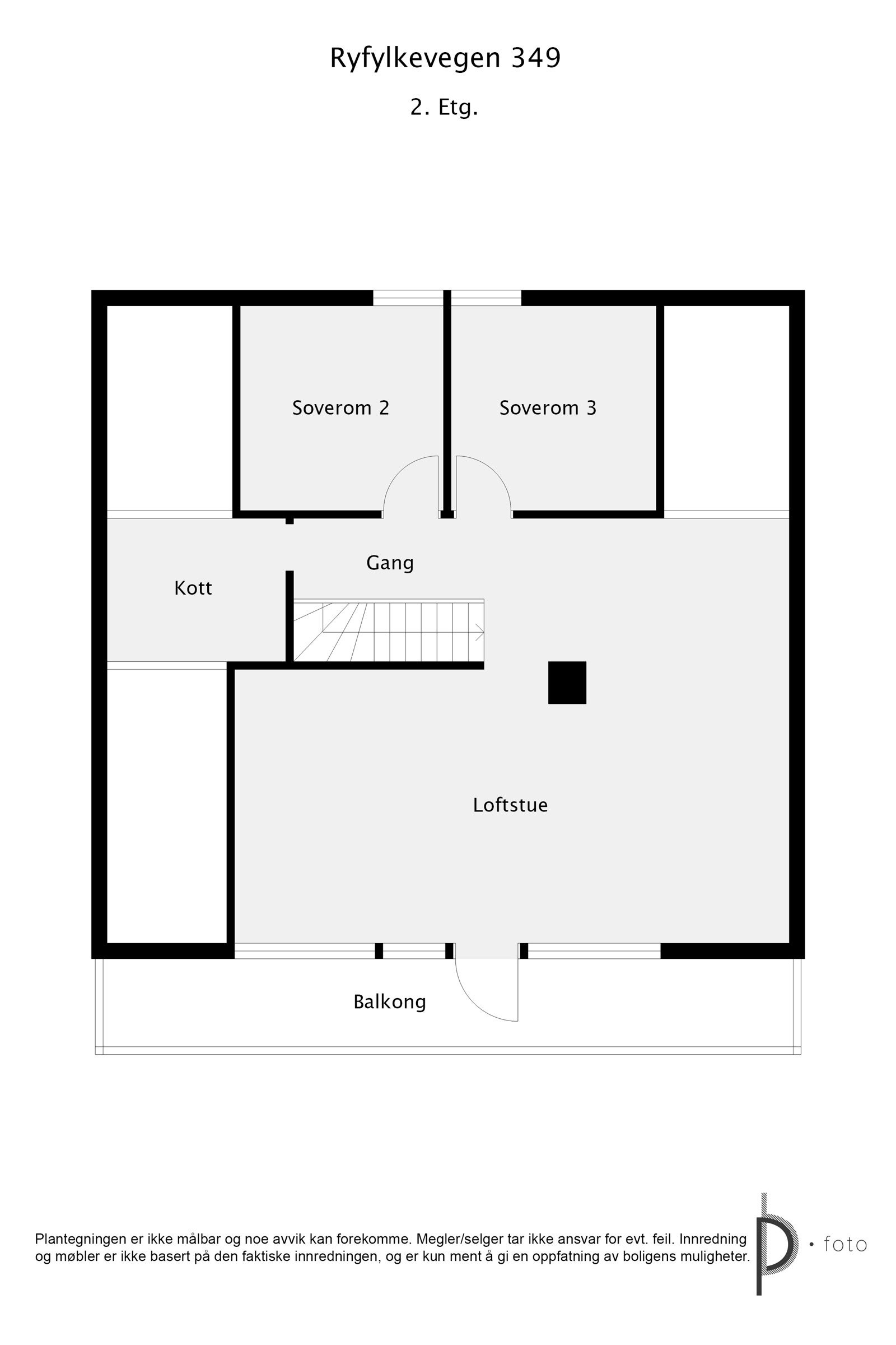 Plantegning 2. etg. Galleribilde