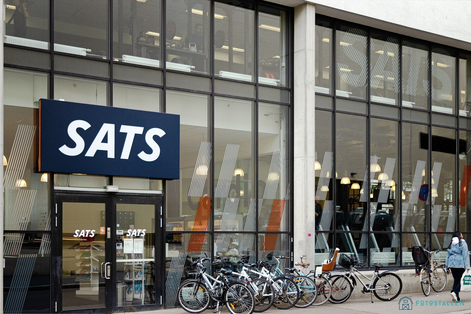 Du finner blant annet Sats og Evo ikke langt unna. Galleribilde