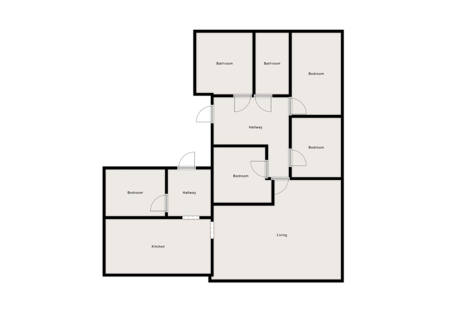 Plantegning av hovedetasjen Galleribilde