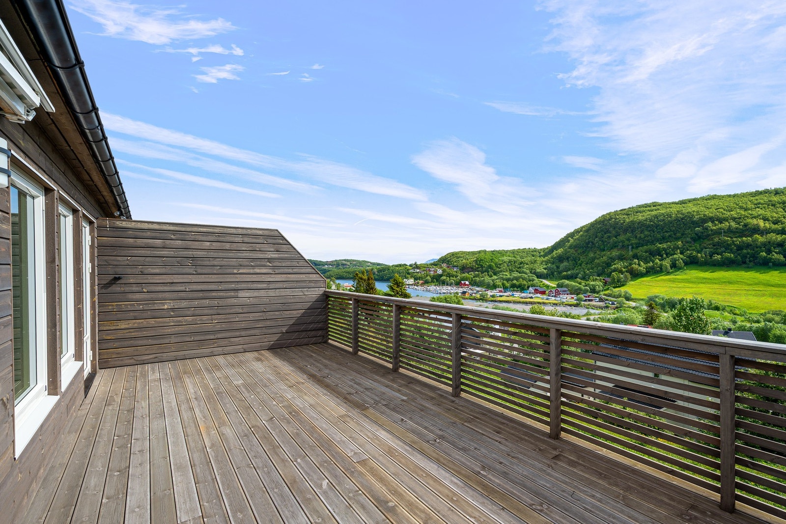 Supre solforhold på balkongen Galleribilde