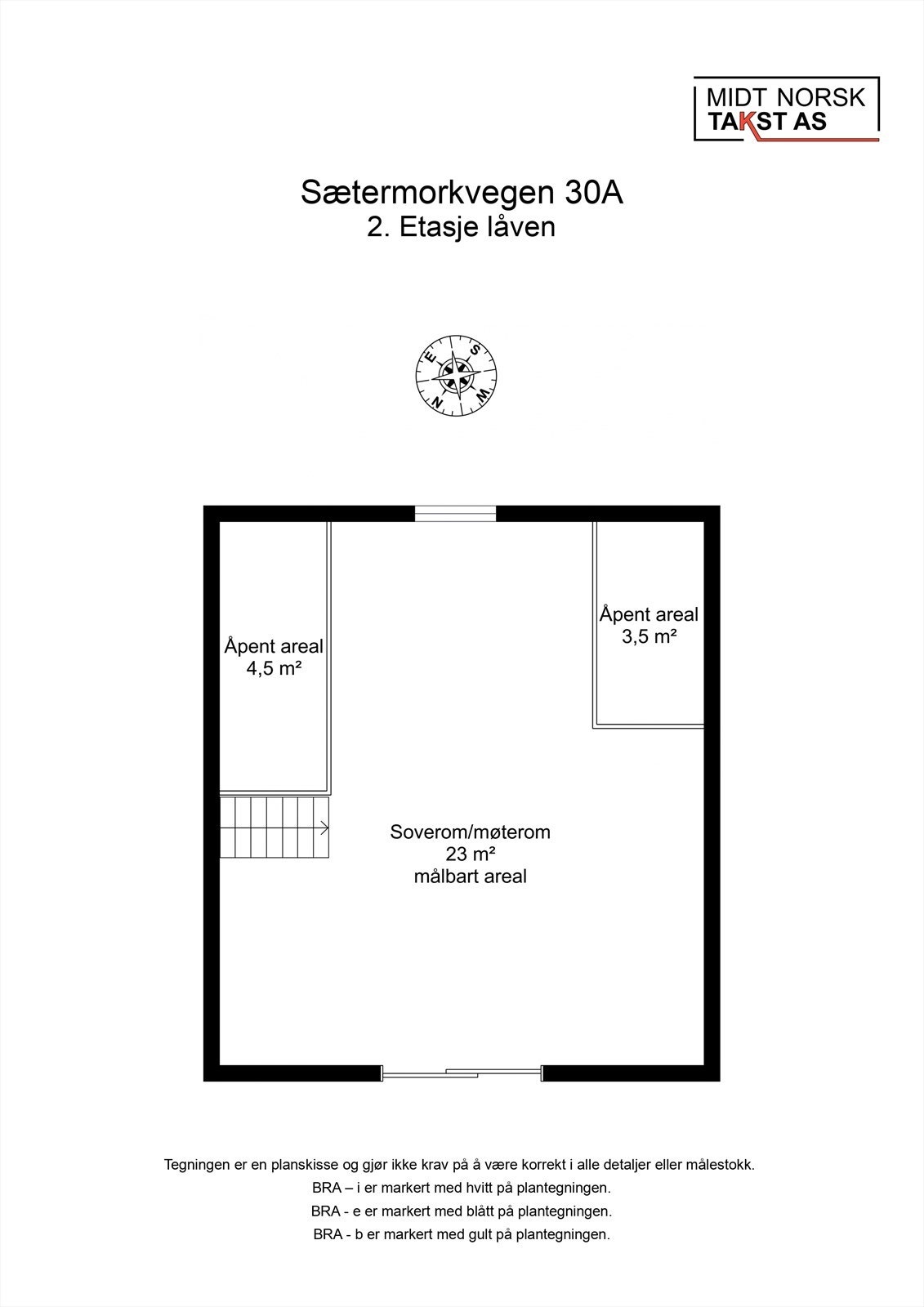 Låven - Planskisse 2. etasje Galleribilde