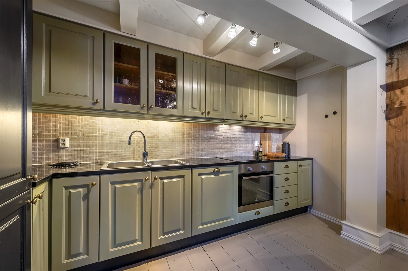 Alle hvitevarer er integrerte i innredningen Galleribilde