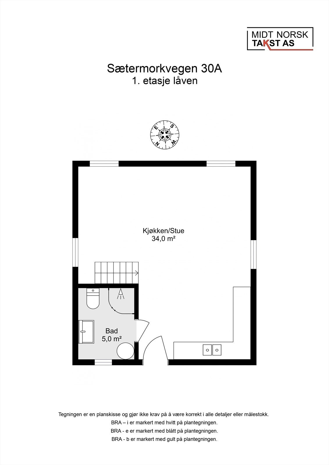 Låven - Planskisse 1. etasje Galleribilde