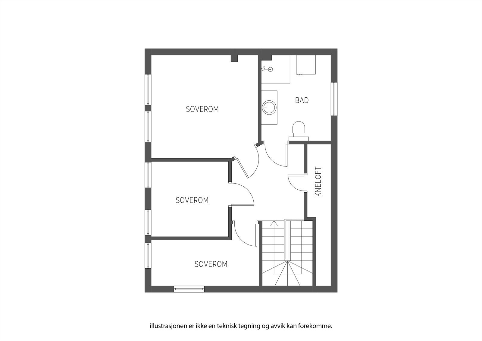 Planskisse 1| 2.Etasje Galleribilde