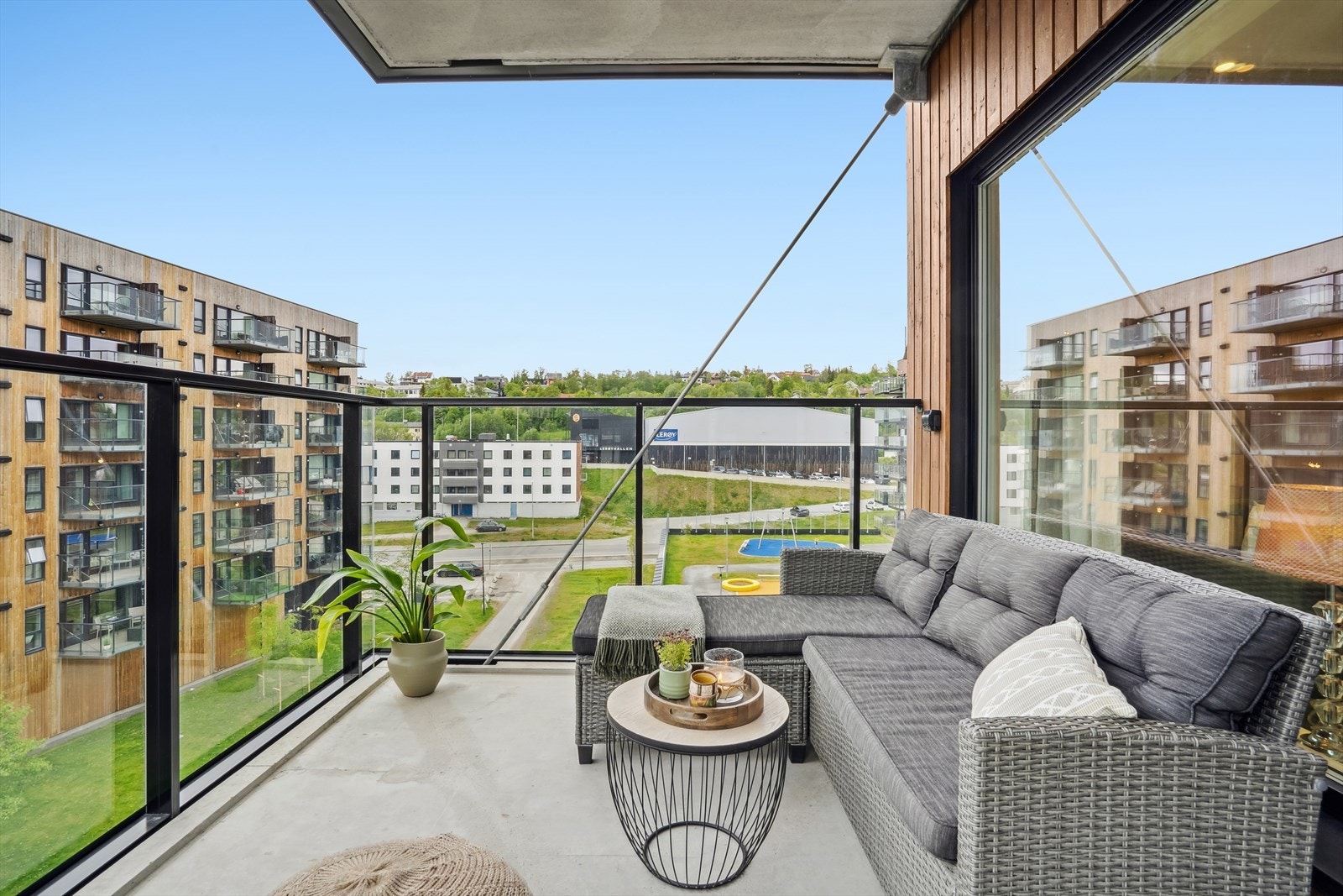 Også her har man rom for å møblere med sittegruppe. Galleribilde
