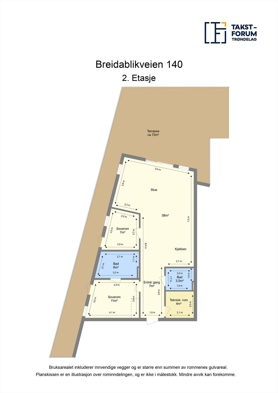 Planskisse. Galleribilde