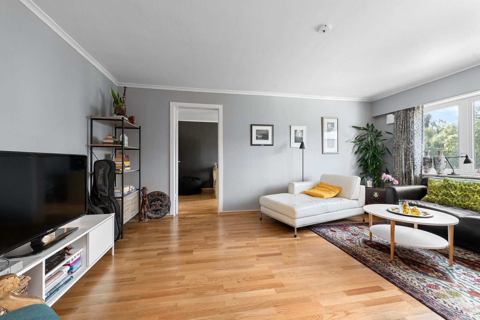 Stua ligger mellom de to soverommene. Galleribilde