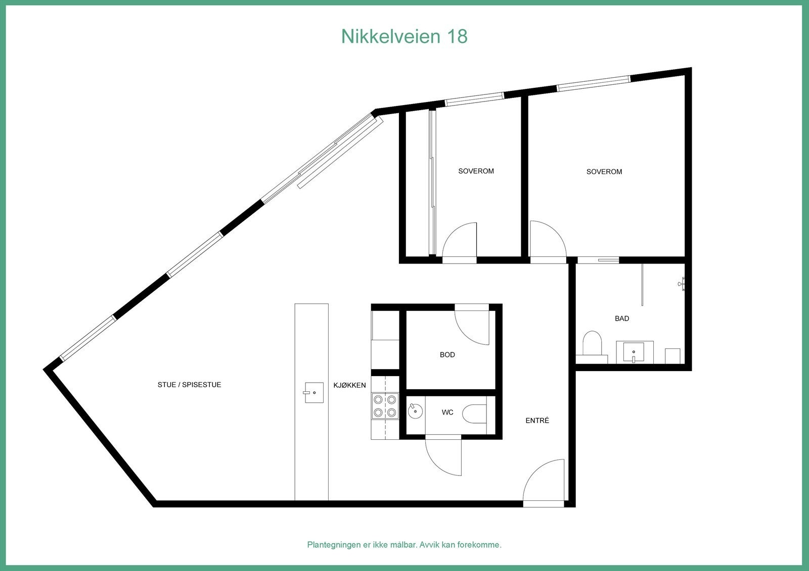 Plantegning Galleribilde