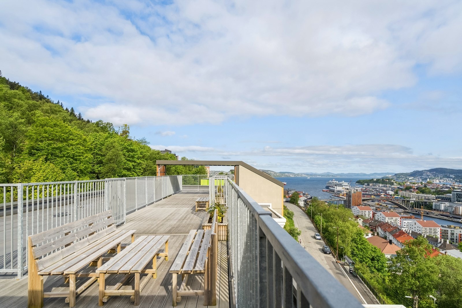 Felles takterrasse Galleribilde