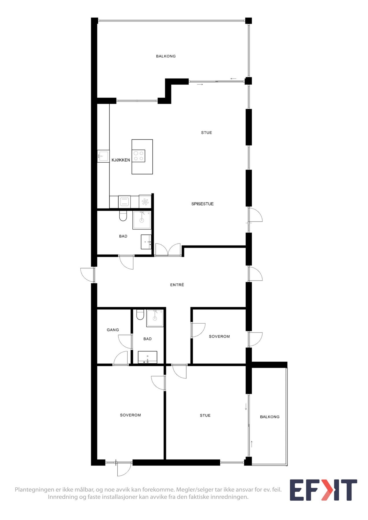 Plantegning Galleribilde