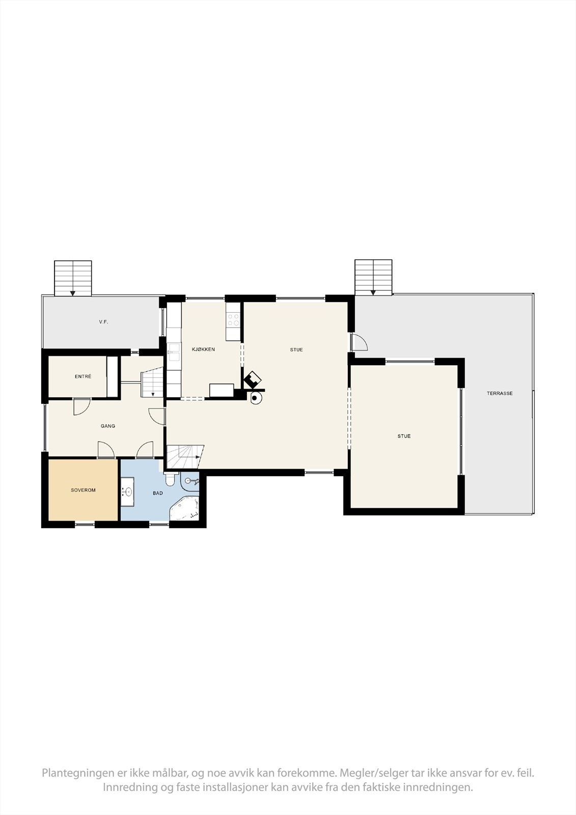 Plantegning 1.etasje Galleribilde