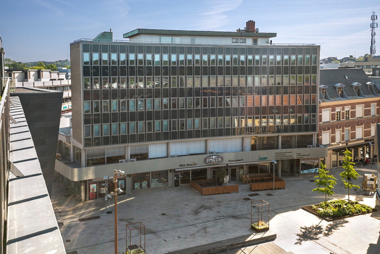 Fasade mot Stortorvet Galleribilde